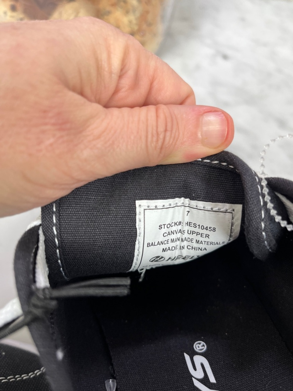 Heelys Black and White Canvas Lace-Up Sneakers - Picture 4 of 5